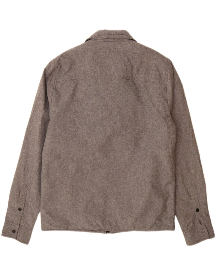 Мужская куртка Zara UK 40, большая серая, полиэстер