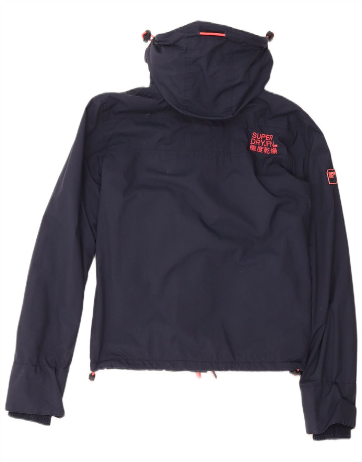 SUPERDRY Женская ветровка Крупногабаритная ветровка UK 6 XS Темно-синий