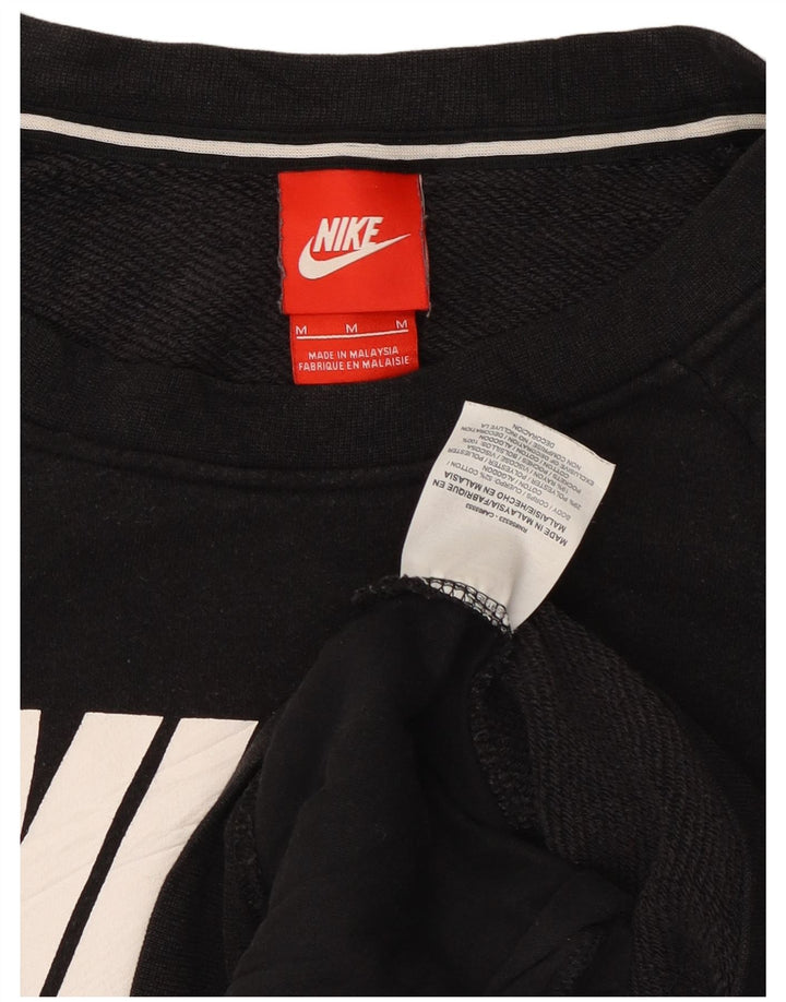 Женский свитер с рисунком Nike UK 14, средний черный