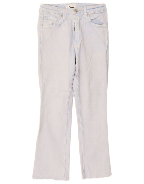 Женские прямые джинсы Zara EU 38, маленькие W28 L26, синие