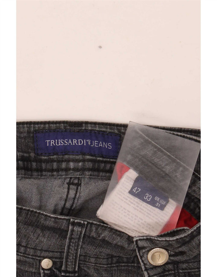 Женские прямые джинсы Trussardi W31 L30 Серые