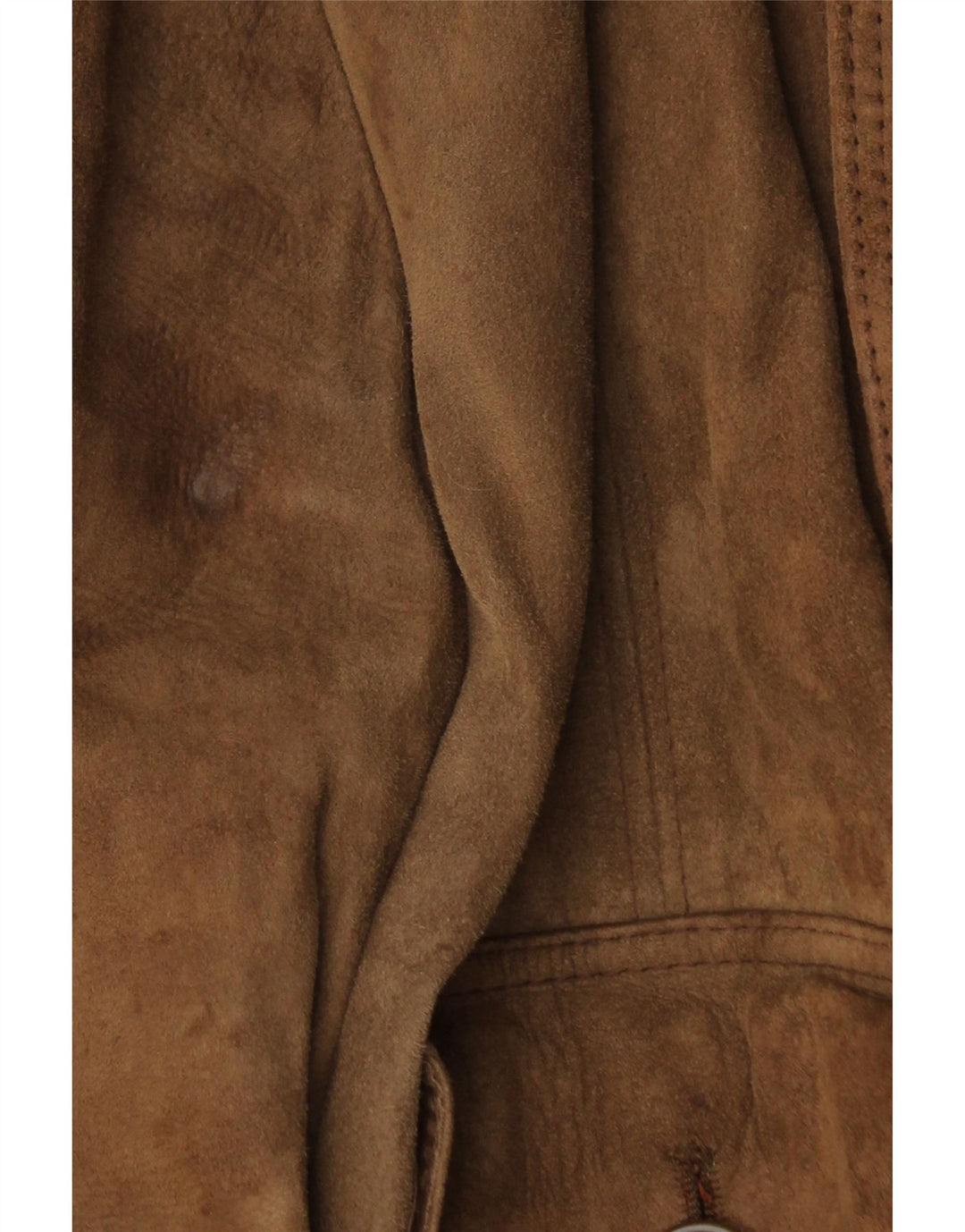 Мужской замшевый бомбер VINTAGE IT 44 XS Коричневый