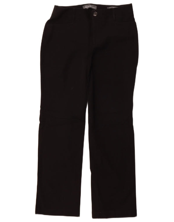 EDDIE BAUER Женские повседневные брюки с пышной посадкой, США 6, средние W28 L29, черные