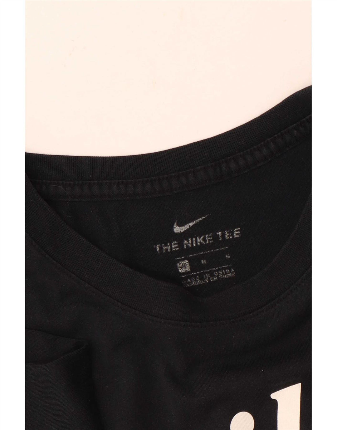 Мужская футболка с рисунком Nike, средний черный