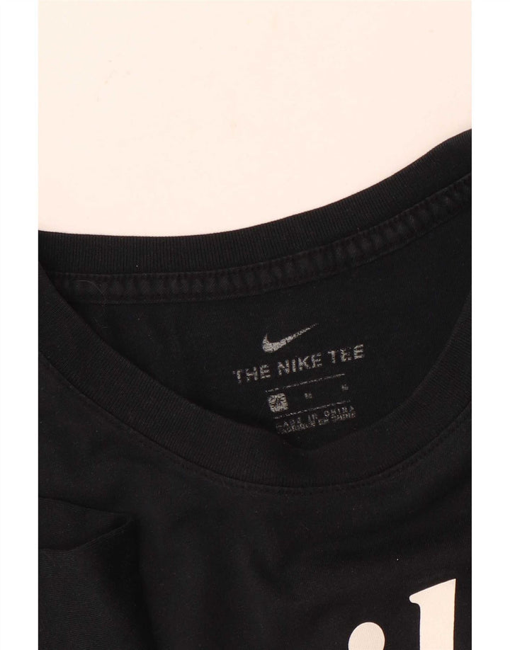 Мужская футболка с рисунком Nike, средний черный