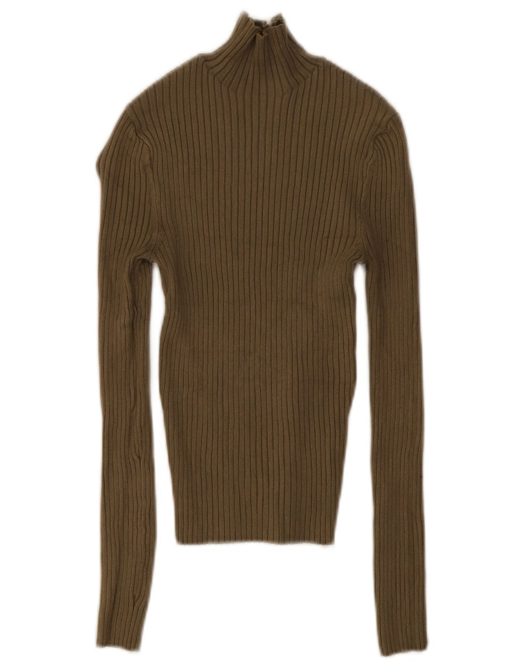 Женский укороченный топ Zara UK 8, малый, хаки, вискоза