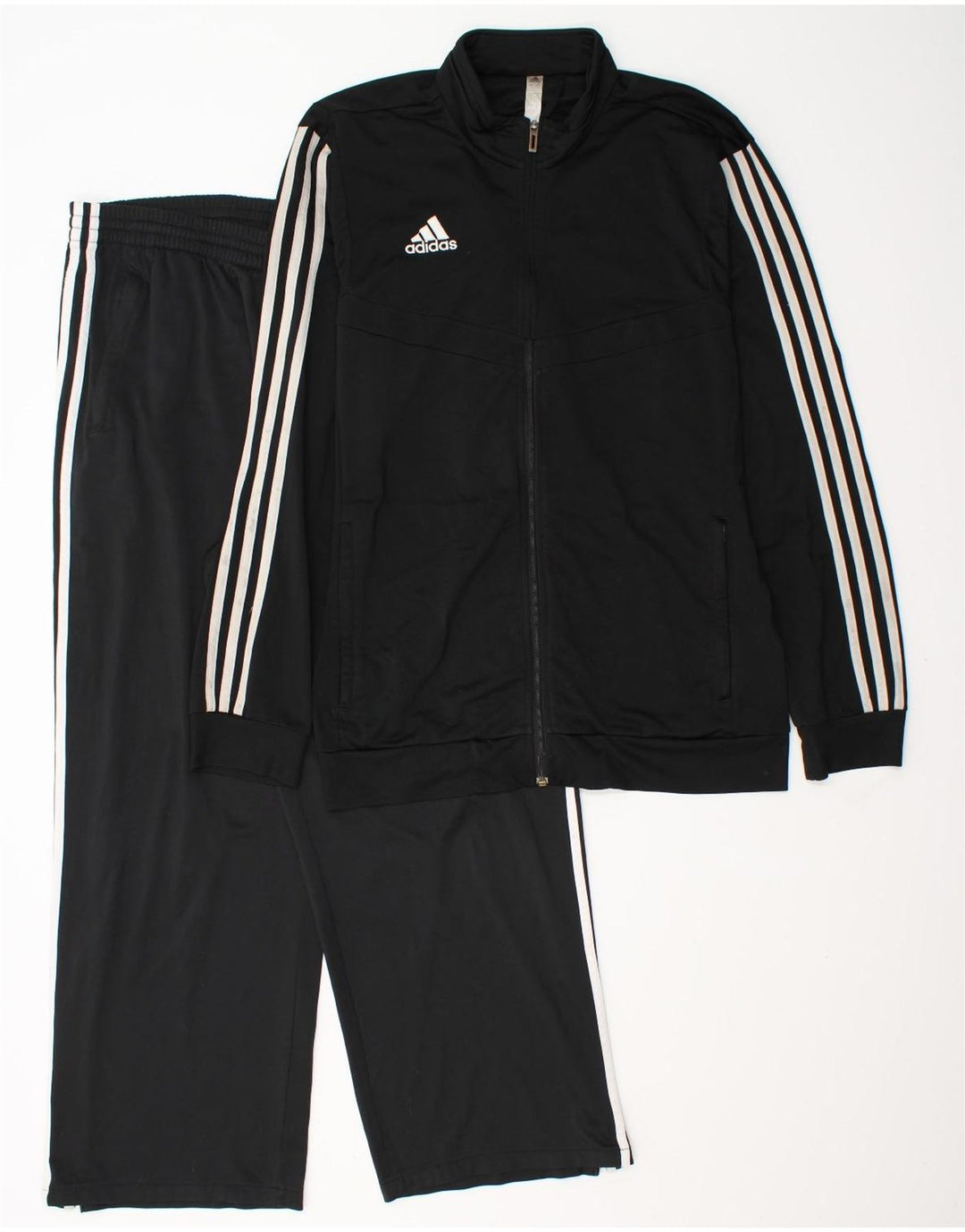 Мужской спортивный костюм Adidas, большой черный, полиэстер
