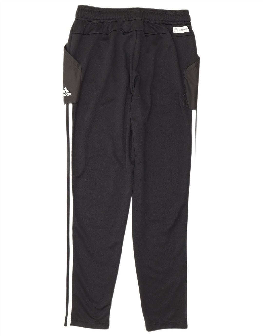 Мужские спортивные брюки Adidas Aeroready, средний черный полиэстер с цветными блоками
