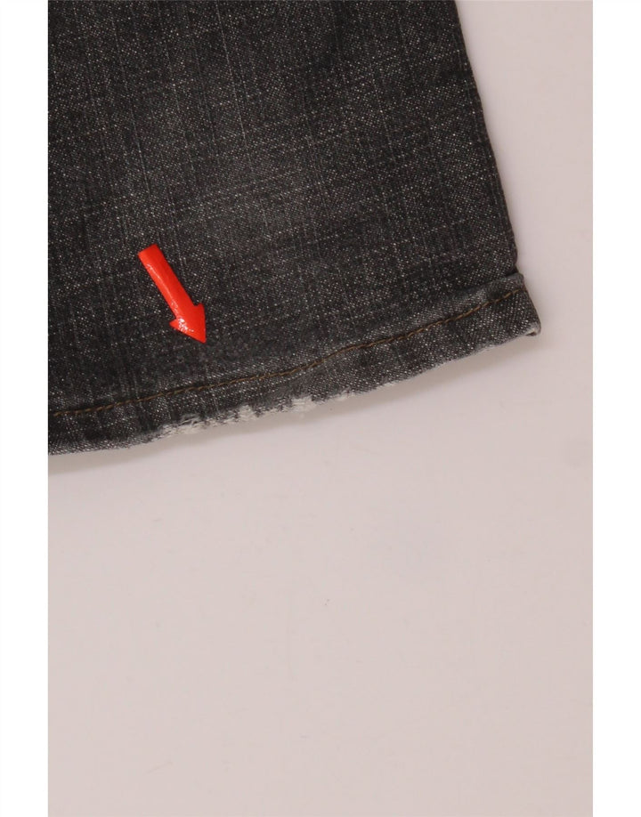 Женские прямые джинсы Levi's 505 с потертостями, США 6, средние W30 L32, серые
