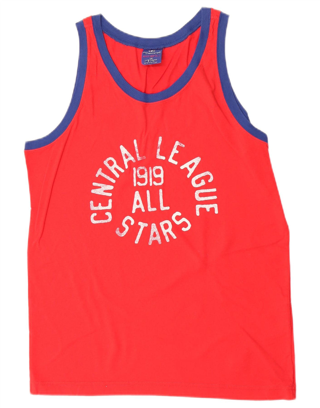 Мужской жилет Champion с рисунком, хлопковый топ среднего красного цвета