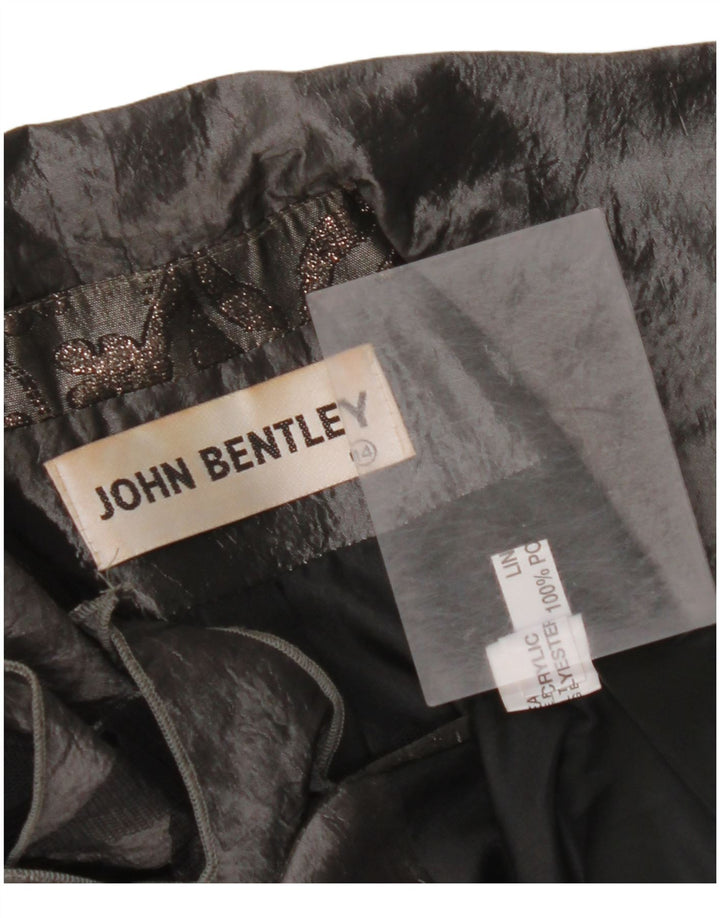 Женский кардиган JOHN BENTLEY UK 14, большой серый полиэстер с цветочным принтом