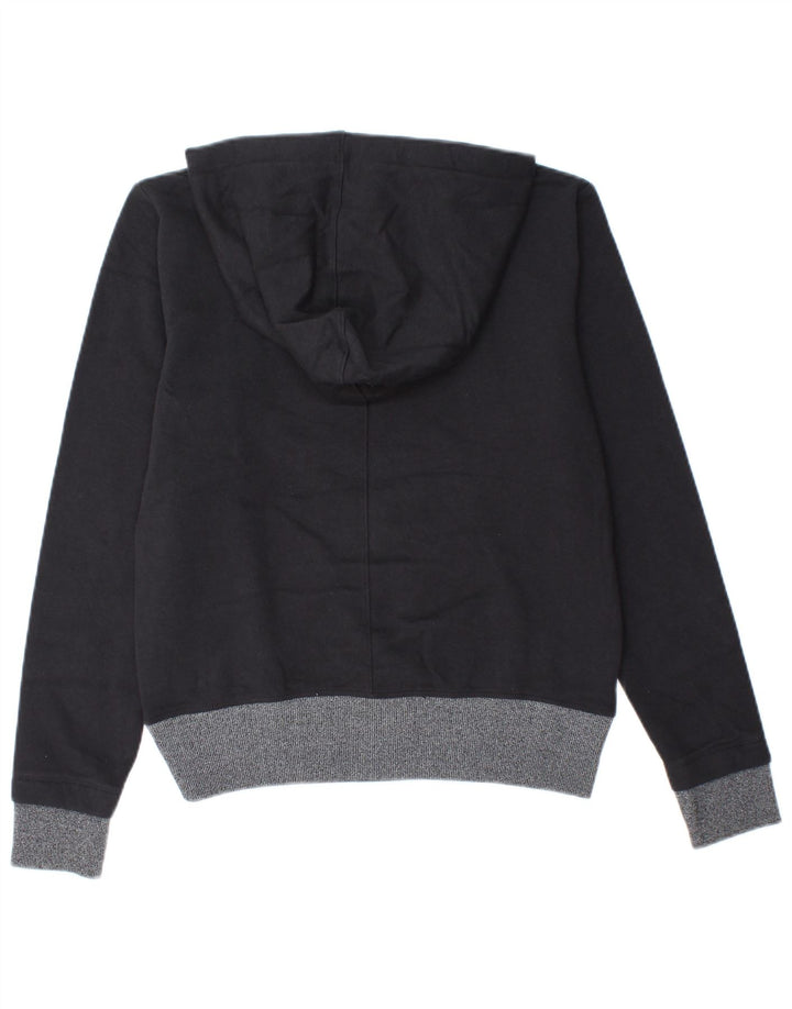 Женский джемпер с капюшоном оверсайз с графическим рисунком UNDER ARMOR UK 6 XS, черный хлопок