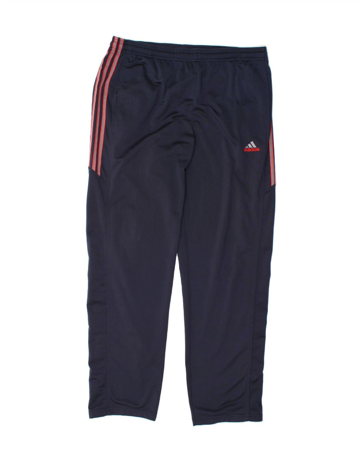ADIDAS Mens Tracksuit Trousers Medium Navy Blue Polyester Vintage Adidas and Second-Hand Adidas from Messina Hembry 