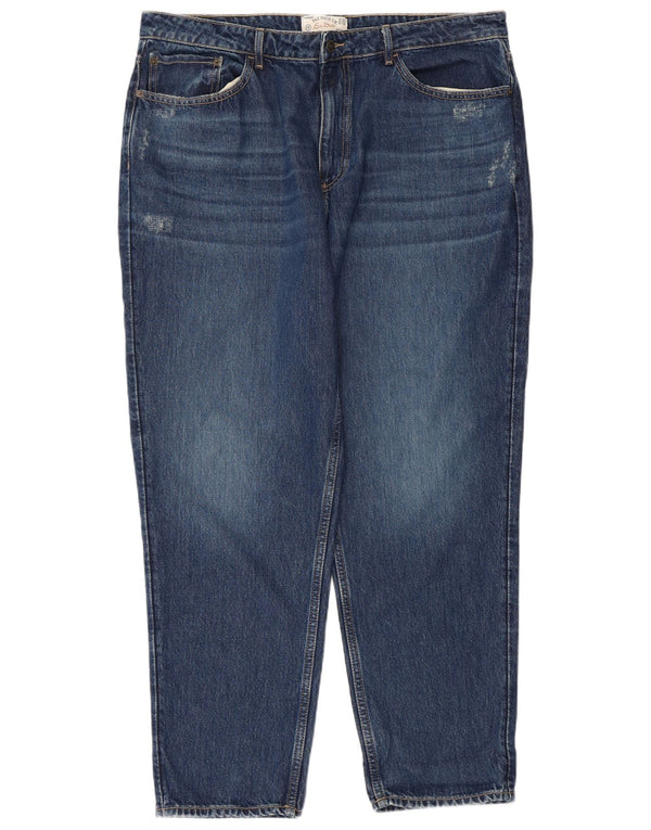 Женские зауженные джинсы FAT FACE Mom Jean, Великобритания, 18 XL, W38 L28, синие