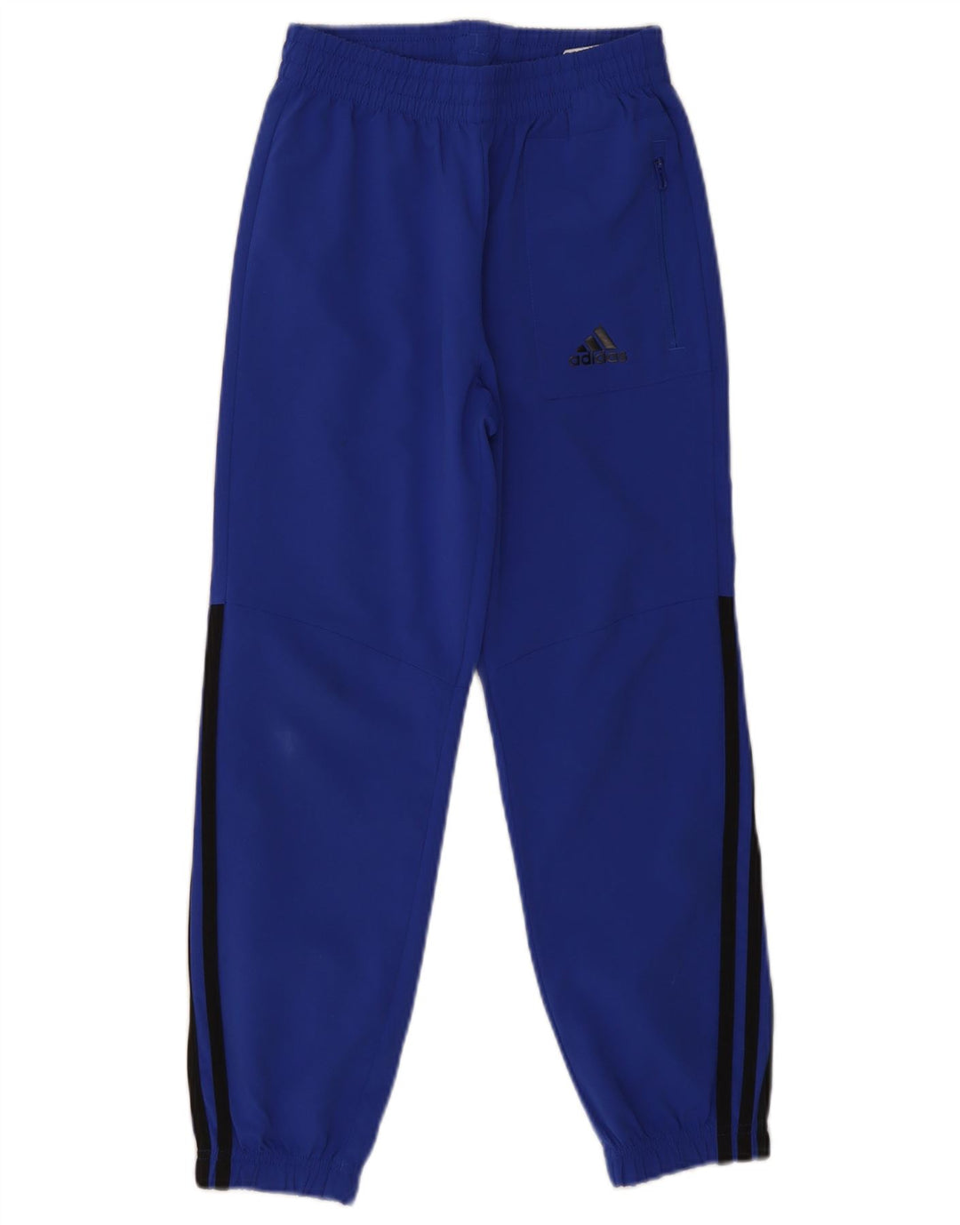 Спортивный костюм Adidas для мальчиков, брюки для бега, 9–10 лет, синий полиэстер