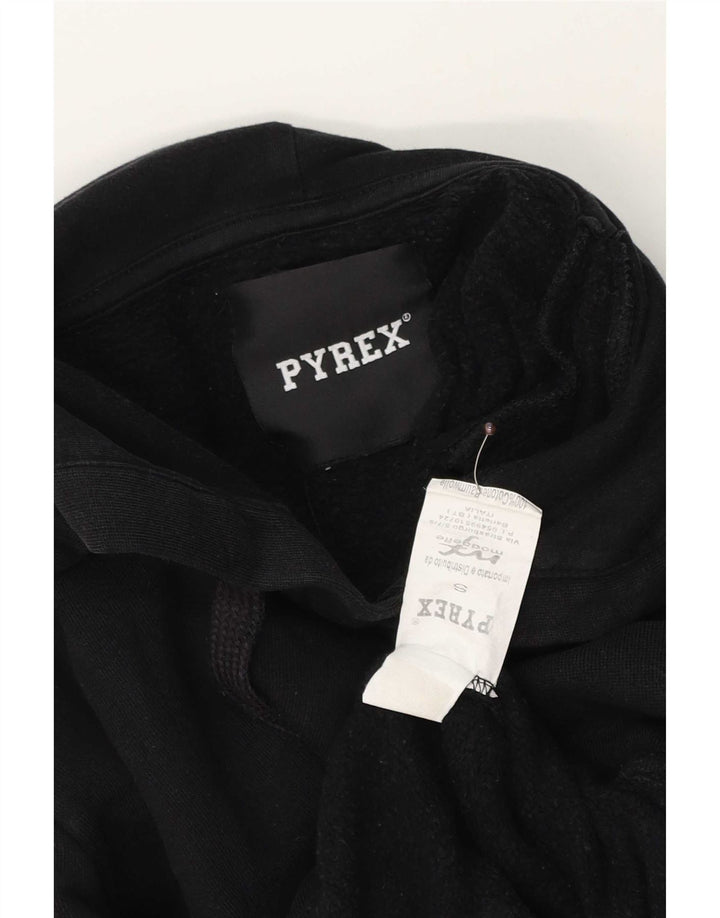 Мужской джемпер с капюшоном Pyrex, маленький черный, хлопок с цветными блоками