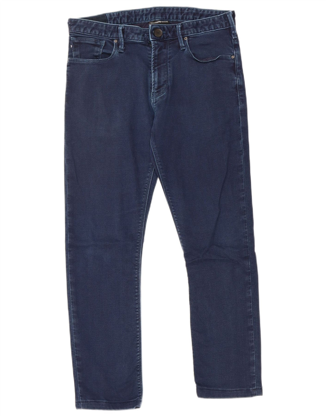 EMPORIO ARMANI Womens Slim Jeans W29 L26 Blue
