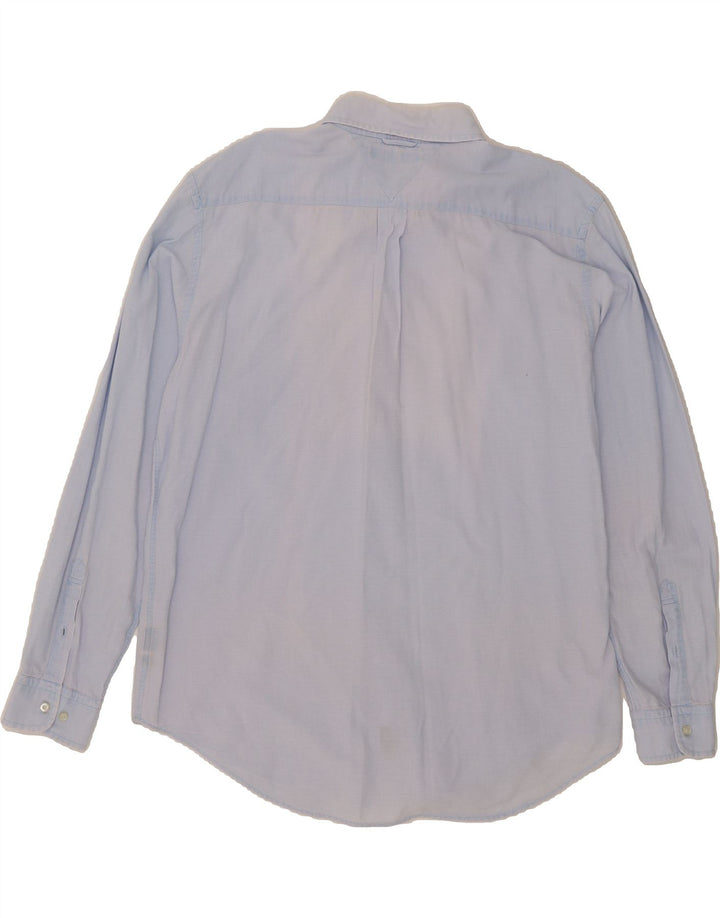 TOMMY HILFIGER Mens Shirt XL Blue Cotton Vintage Tommy Hilfiger and Second-Hand Tommy Hilfiger from Messina Hembry 