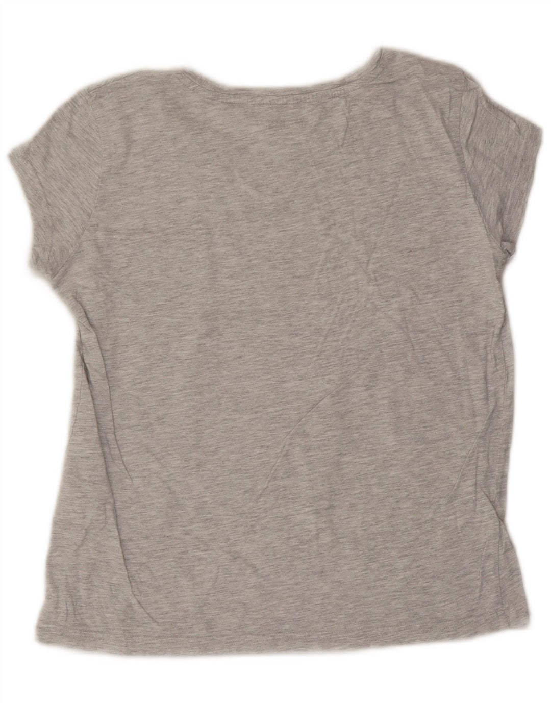 Женская футболка с рисунком MUSTANG Top UK 14, хлопок среднего серого цвета с крапинками