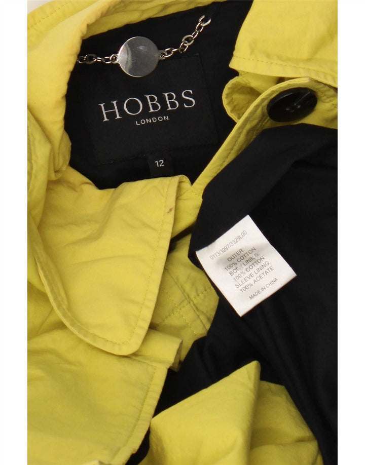 Женское бушлат Hobbs UK 12, хлопок среднего желтого цвета