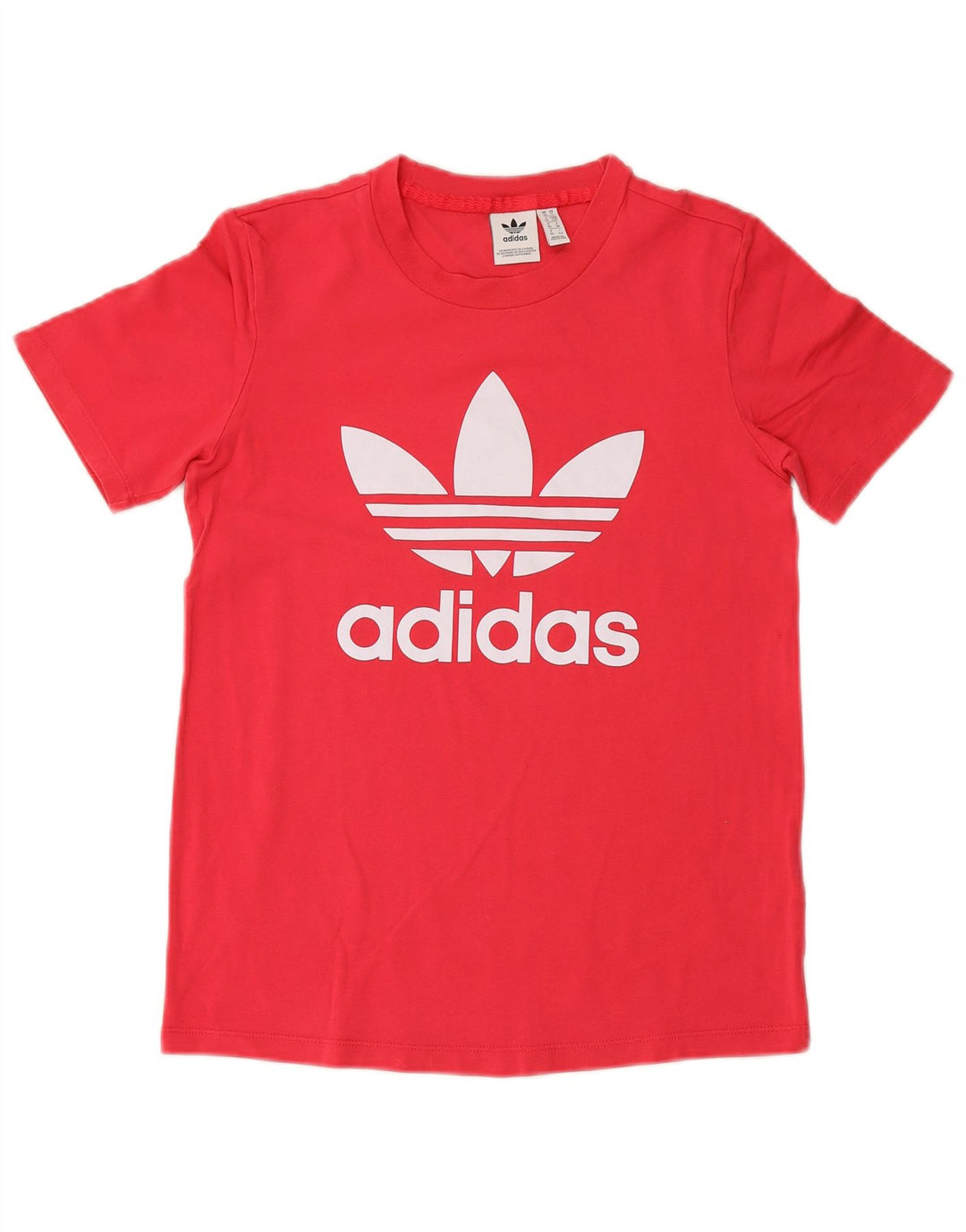 Женская футболка с рисунком ADIDAS Top UK 10, маленький розовый хлопок