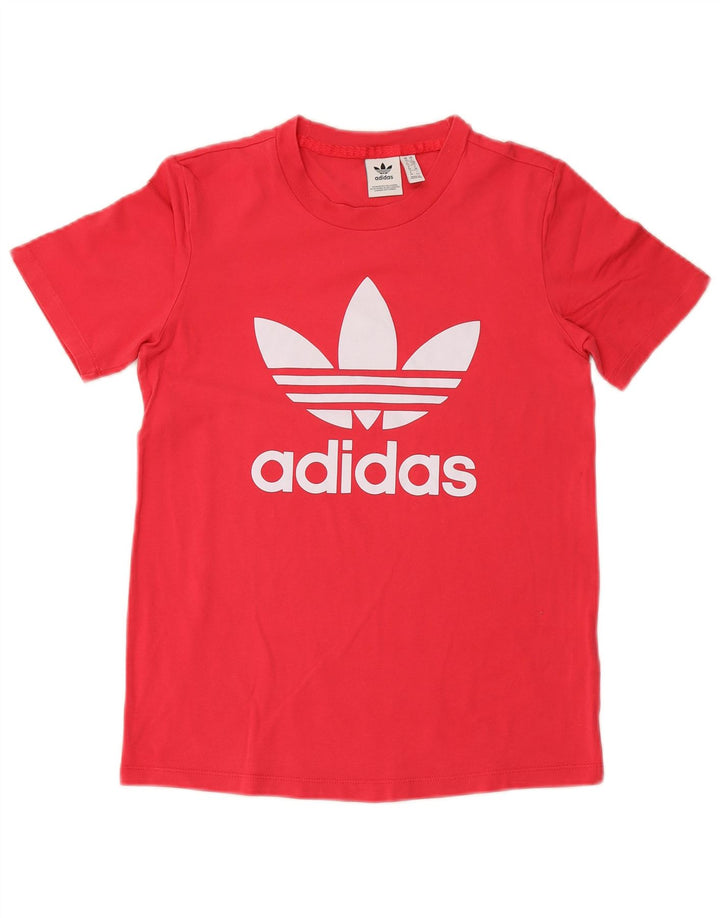 Женская футболка с рисунком ADIDAS Top UK 10, маленький розовый хлопок