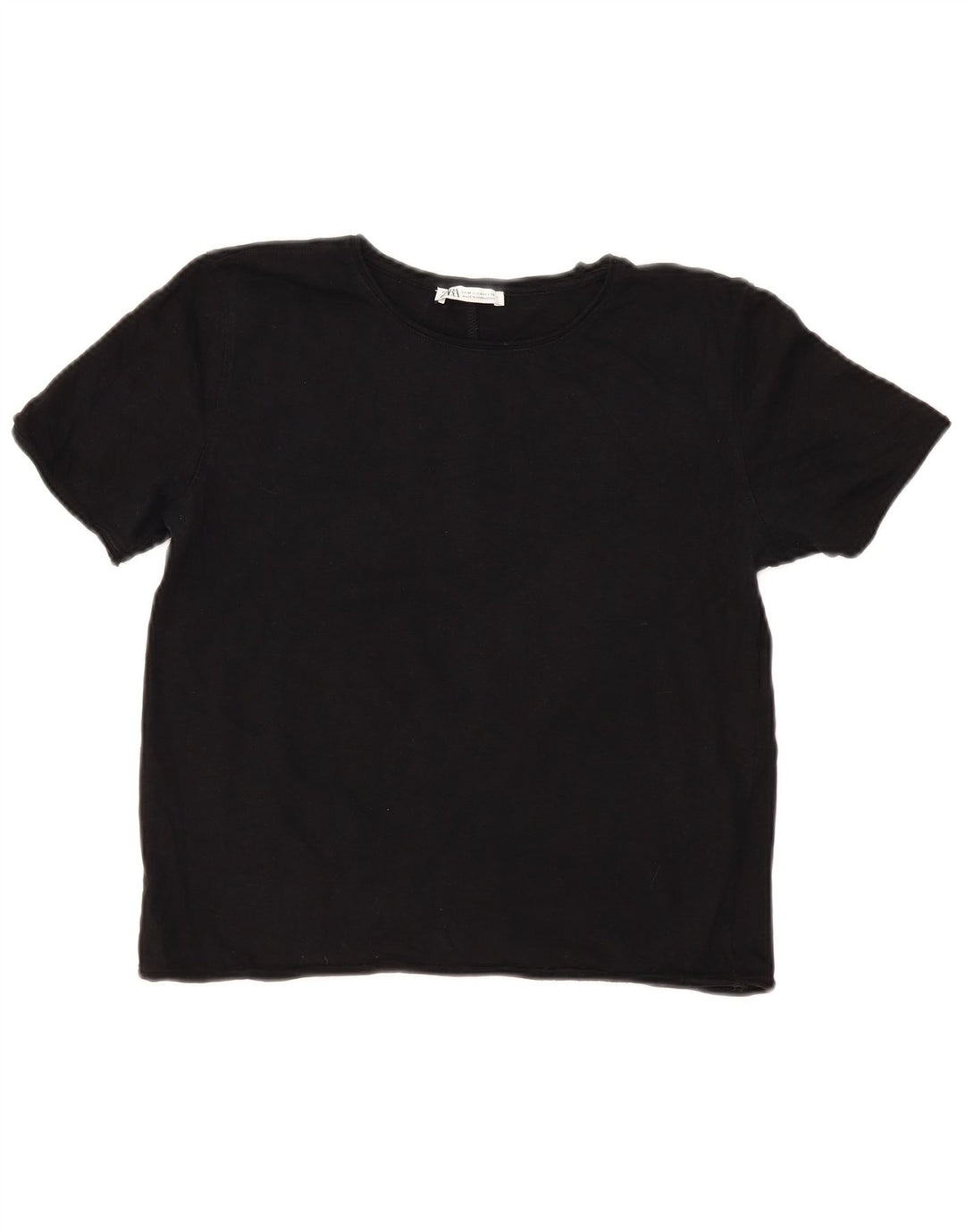 Женская футболка Zara Top UK 12 Medium Black