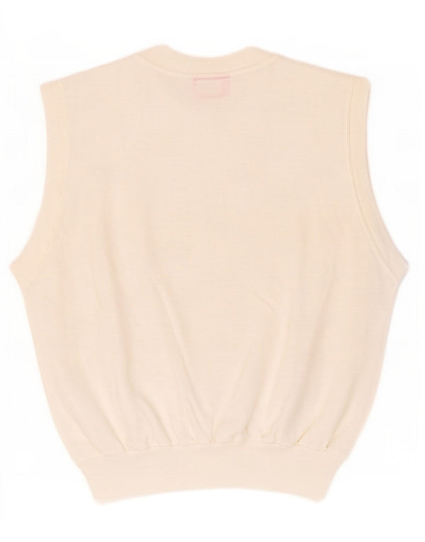 Мужская майка Fruit Of The Loom, средний белый хлопок, безрукавка