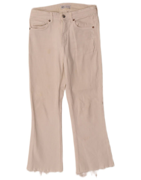 Женские джинсы Bootcut Zara EU 36 XS W26 L24, белый хлопок