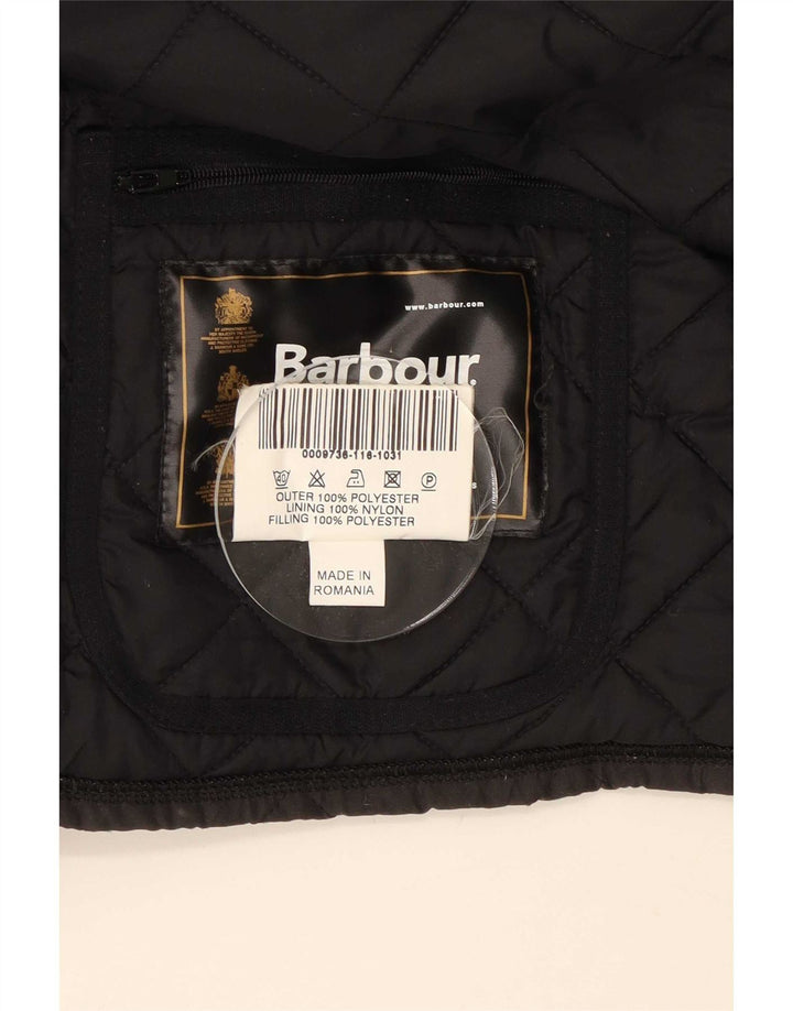 Мужская стеганая куртка Barbour UK 42 XL, черный полиэстер