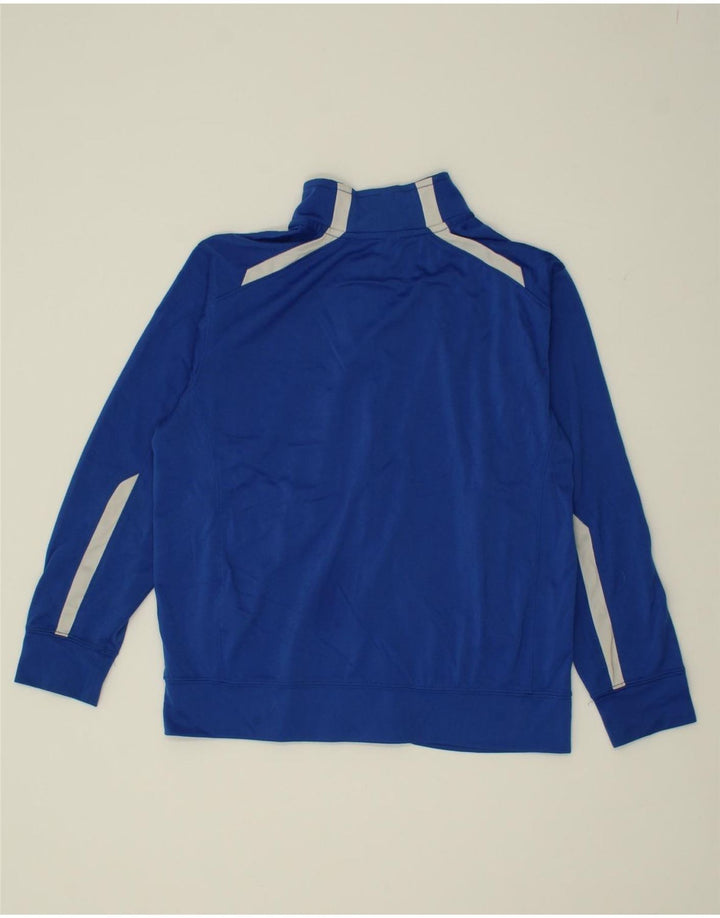 NIKE Womens Tracksuit Top Jacket UK 14 Medium Blue Colourblock Polyester Vintage Nike and Second-Hand Nike from Messina Hembry 