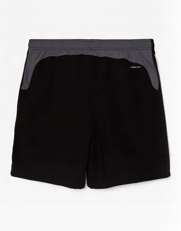 Мужские спортивные шорты Adidas Climacool 2XL, черные, полиэстер с цветными блоками