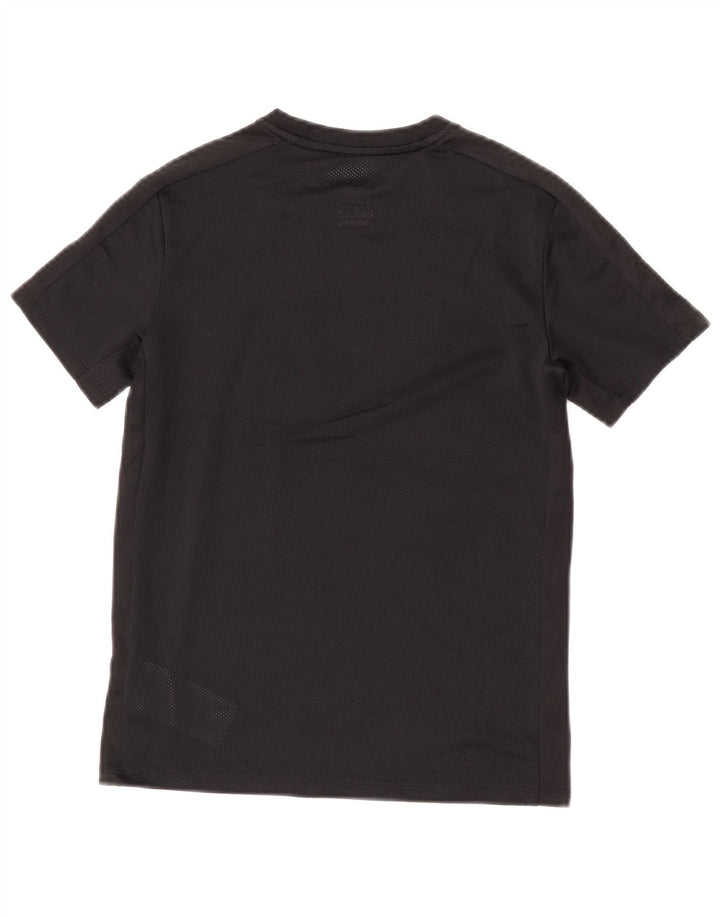 Футболка с рисунком Nike Dri Fit для мальчиков, топ 10–11 лет, средний черный полиэстер