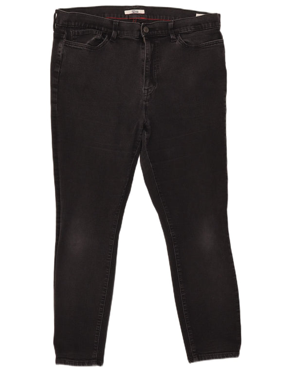 Женские джинсы скинни TOMMY HILFIGER США 18 2XL W38 L26 черные