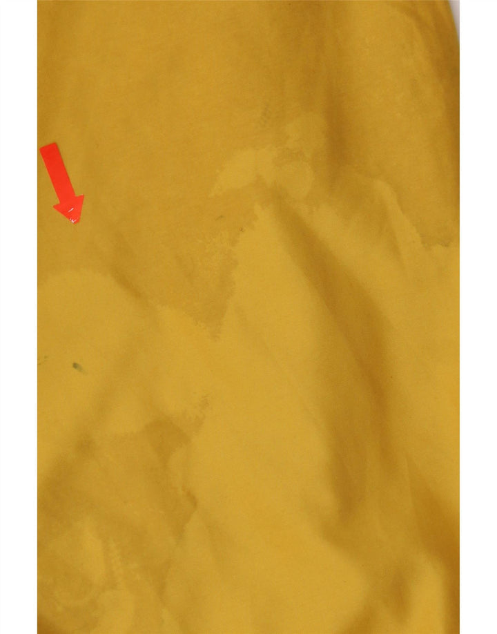 Мужская куртка-бомбер Slam с капюшоном UK 44 2XL Желтый полиэстер с цветными блоками