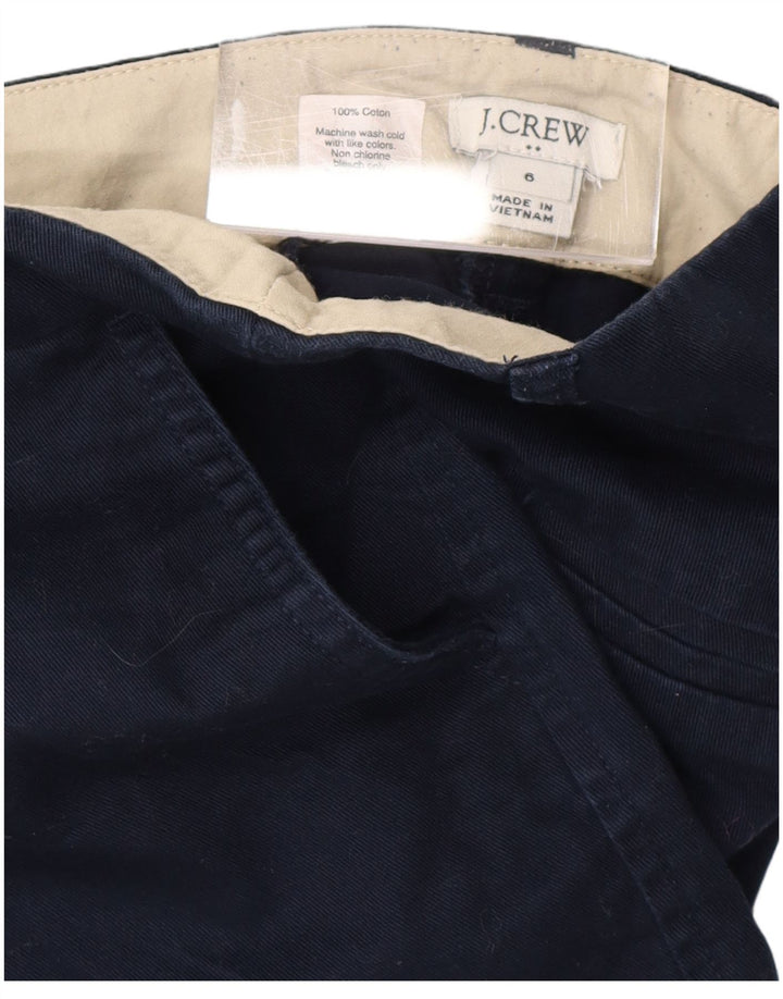 Женские шорты чинос J. CREW US 6 Medium W30 Темно-синие хлопковые
