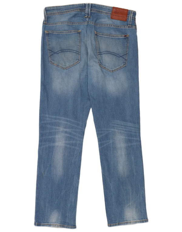 Мужские прямые джинсы Tommy Hilfiger W34 L30 синие, хлопок