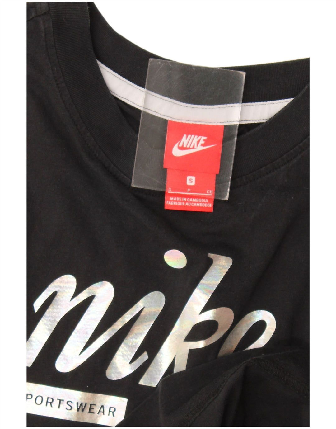 Мужской жилет с рисунком Nike, маленький черный