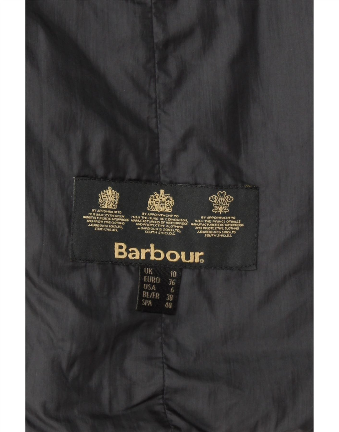 BARBOUR Womens Quilted Jacket UK 10 Small Red Vintage Barbour and Second-Hand Barbour from Messina Hembry 