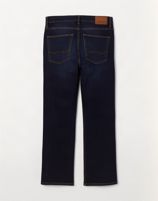 Мужские прямые джинсы American Eagle Outfitters W32 L32, темно-синий хлопок