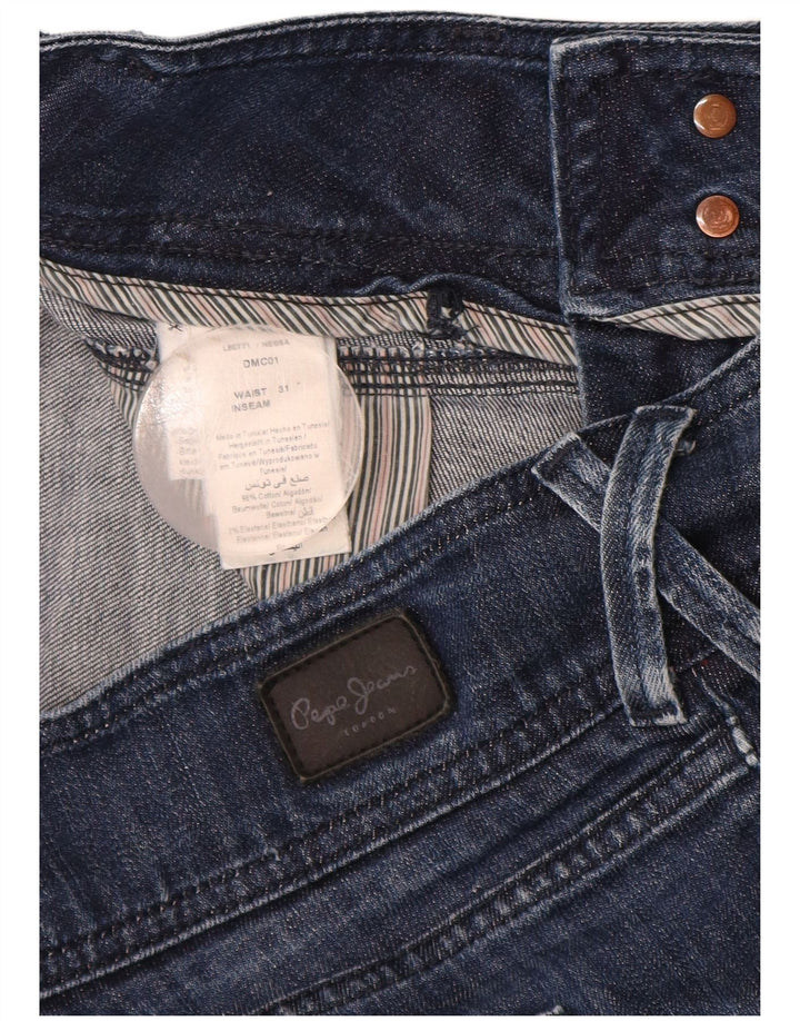 PEPE Jeans Женские джинсовые шорты W31 Среднего размера, темно-синие, хлопковые