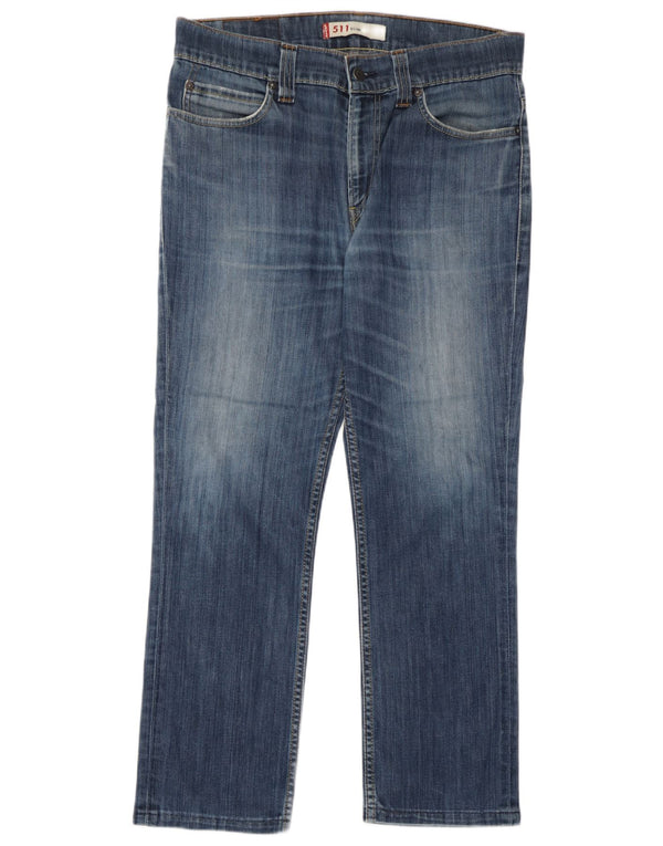 Женские джинсы Levi's 511 Slim W36 L27 Синие, хлопок
