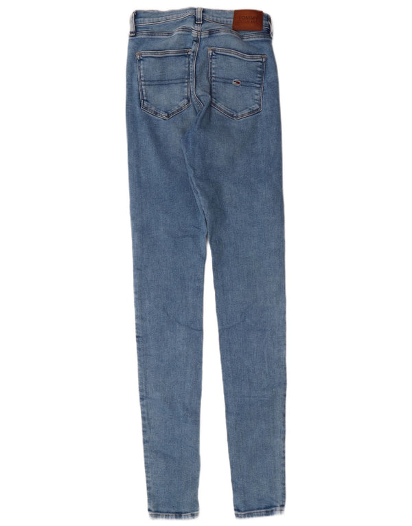 Женские джинсы скинни Tommy Hilfiger Sylvia с высокой посадкой W26 L34, синий хлопок