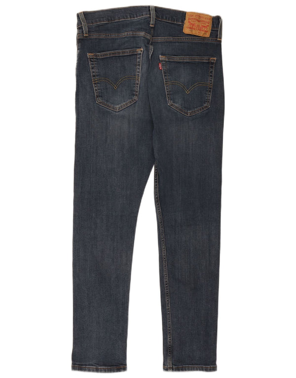 Мужские зауженные джинсы Levi's 512 W34 L30 темно-синие