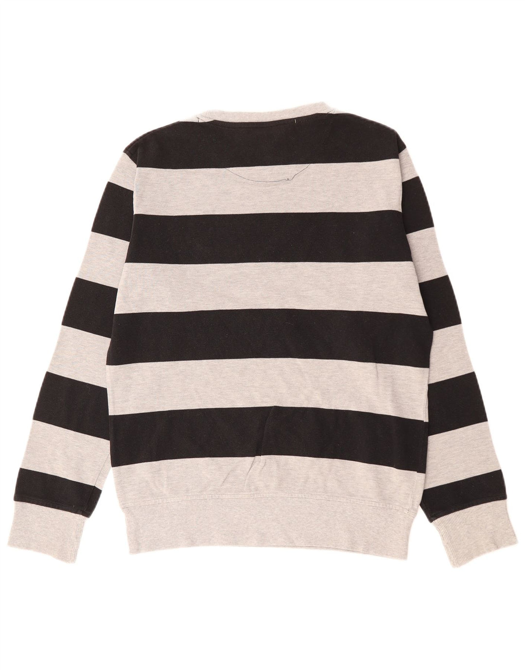 Мужской свитшот SERGIO TACCHINI, маленький серый хлопковый джемпер в полоску