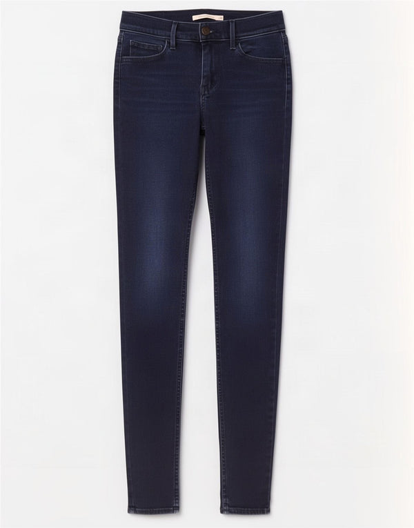 Женские джинсы Levi's 710 Super Skinny W28 L32 Темно-синие, хлопок