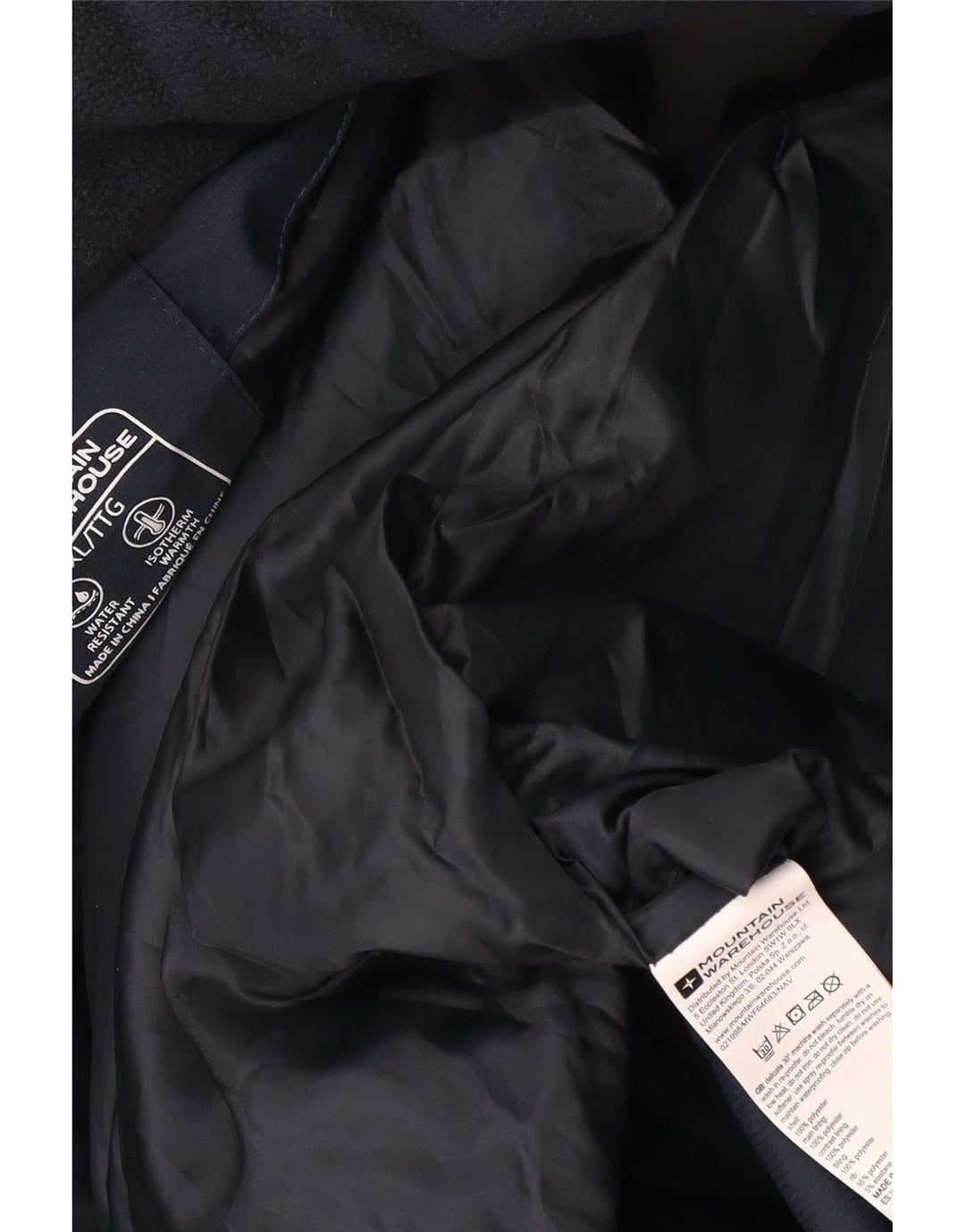 Мужской утепленный жилет Mountain Warehouse UK 42 XL, темно-синий полиэстер