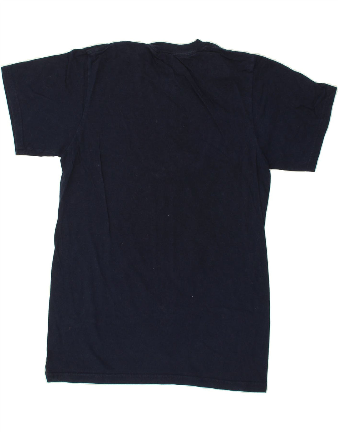 ADIDAS Mens Graphic T-Shirt Top Small Navy Blue Vintage Adidas and Second-Hand Adidas from Messina Hembry 