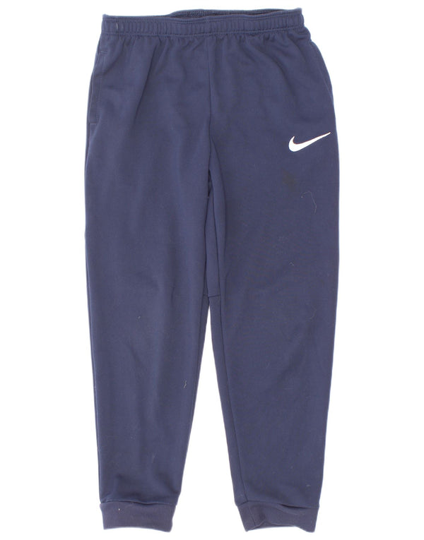 Спортивные брюки Nike Dri Fit для мальчиков, джоггеры, 6–7 лет, темно-синие, большие размеры