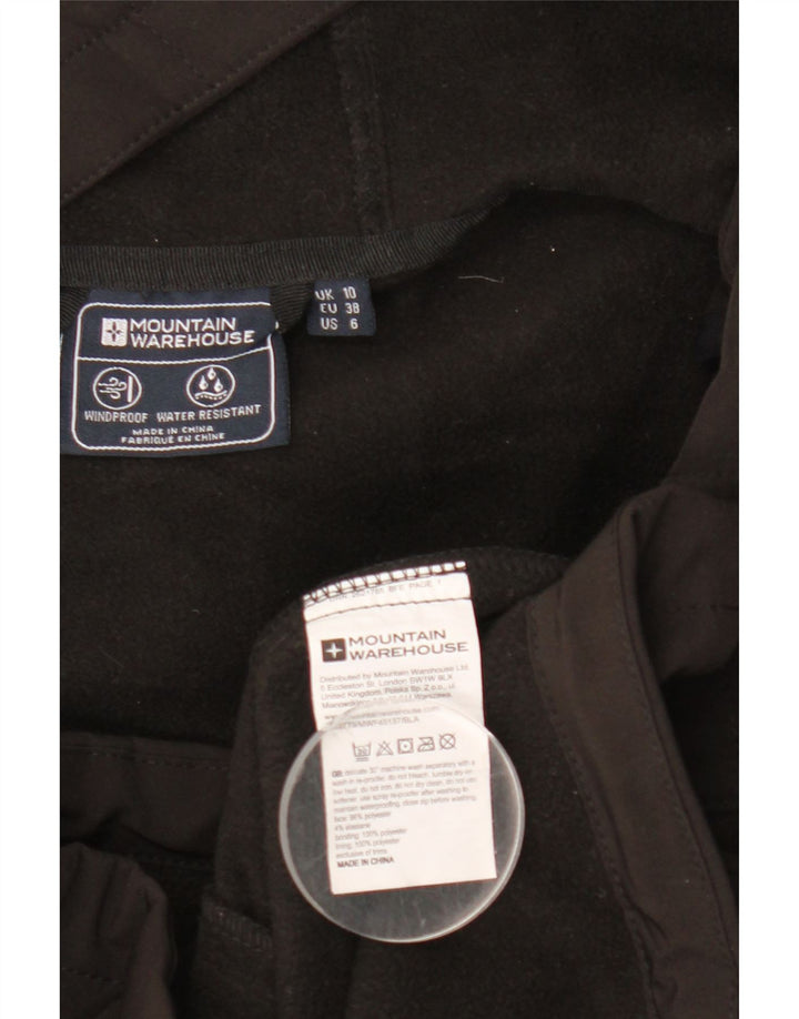 Женская ветровка с капюшоном Mountain Warehouse UK 10, маленькая черная